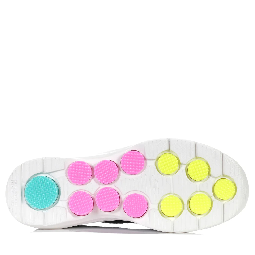 .Skechers Womens GO Walk 7 - BLACK/HOT PINK - (125228.BKHP) - HOT - R2L16