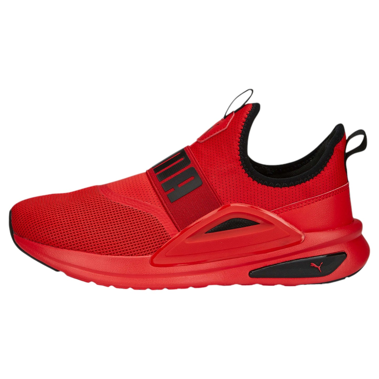 .Puma Mens SoftRide Enzo Evo Slip-On For All Time RED/BLACK - (377875 04) - PR - R1L4