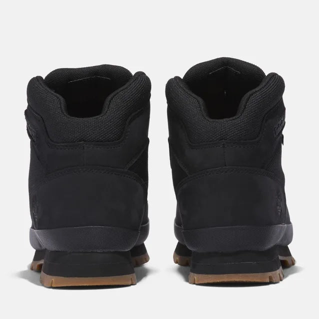 .Timberland Men's Euro Hiker Mid - Black - (T1OABS319BK) - BLK Nubuck - HIK - R2L14