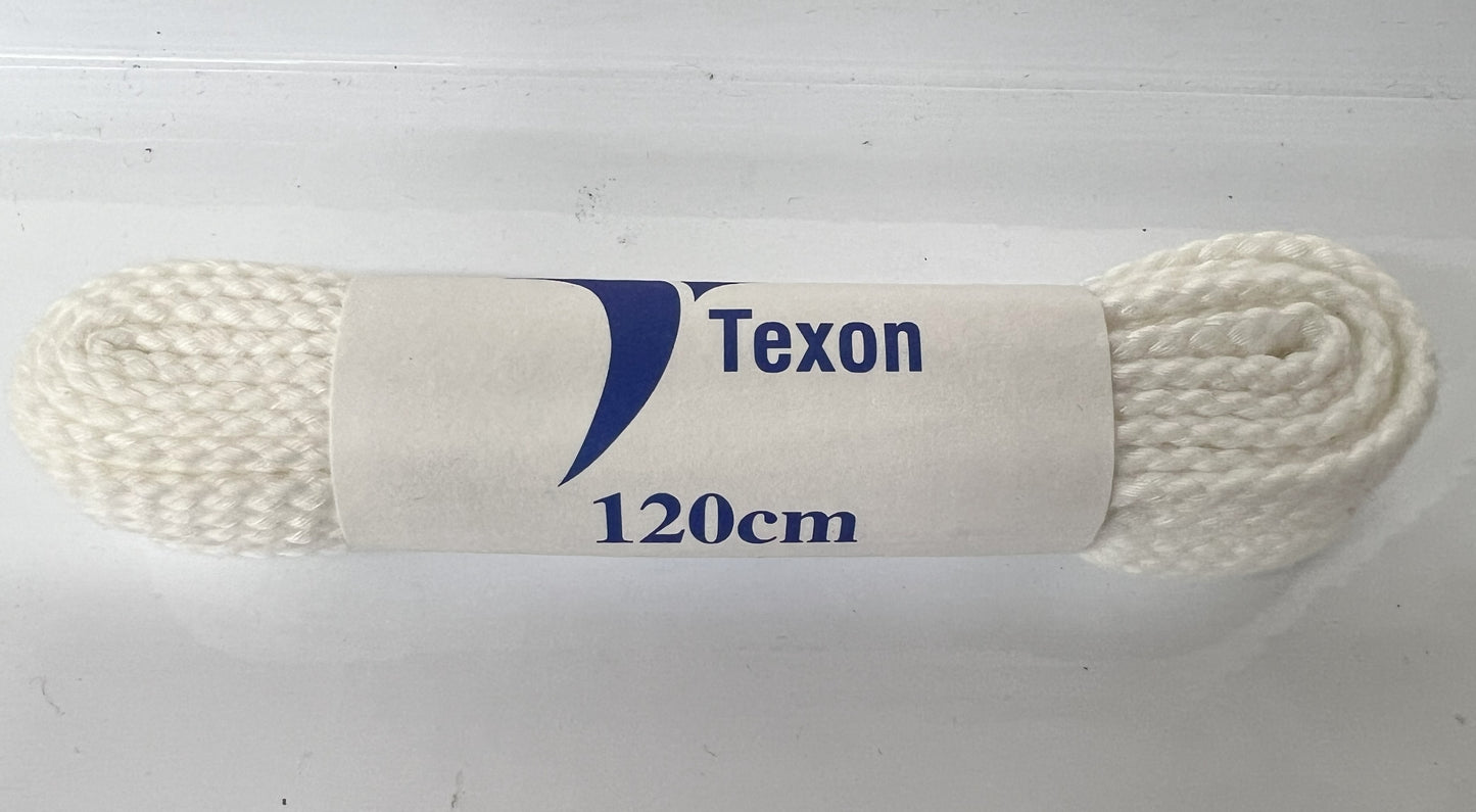 Texon White Shoe Laces 120 cms - F