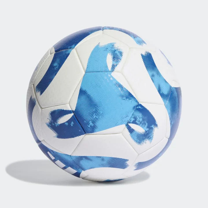 .ADIDAS TIRO LEAGUE THERMALLY BONDED BALL - WHITE/BLUE - (HT2429) - F
