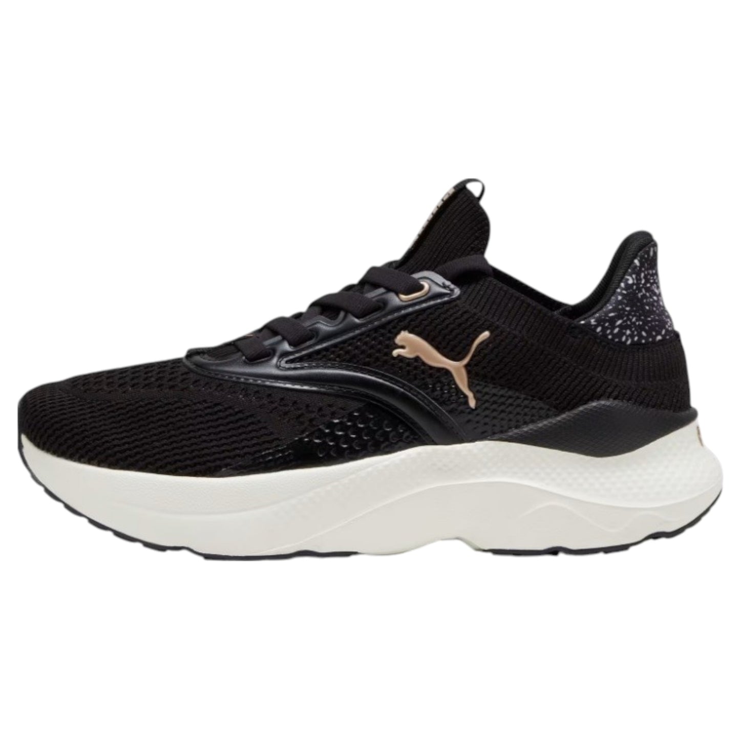 .PUMA Softride Mayve Leopard II Women's Running Shoes - BLACK/GOLD/WHITE -(310162 01) - SAV - R1L3