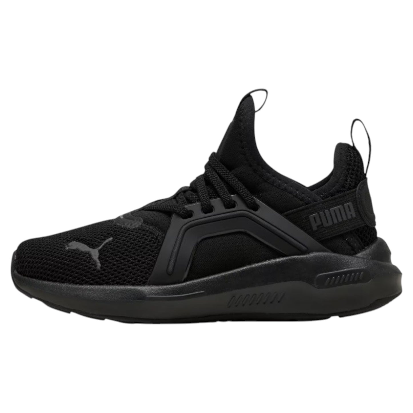 .Puma Kids Soft Enzo 5 AC PS - Black/Grey - (401511-01) - EA5 - R1L10