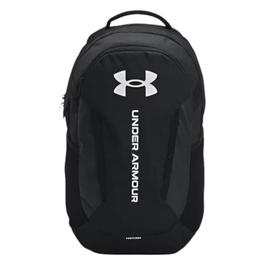 .Under Armour Hustle 6.0 BackPack - Black/Black/White - (1384672 002) - C25