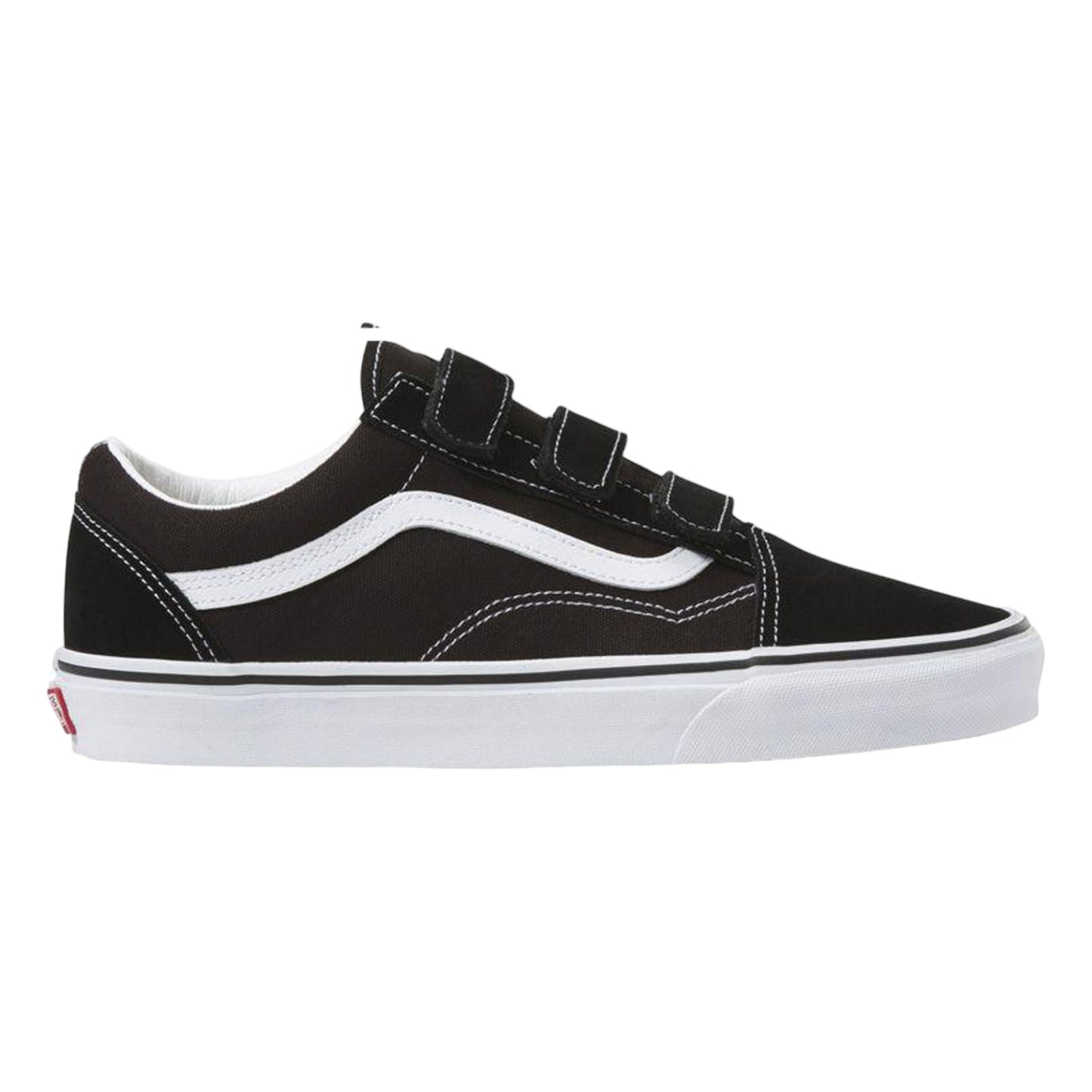 - Vans Old Skool Velcro Black White Mens (VNA3D29OIU) - VOC - R1L6