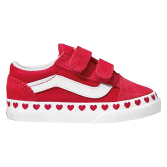 Vans Toddler Old Skool V Heart Foxing - (VNA38JN30V) - VV - R1L1