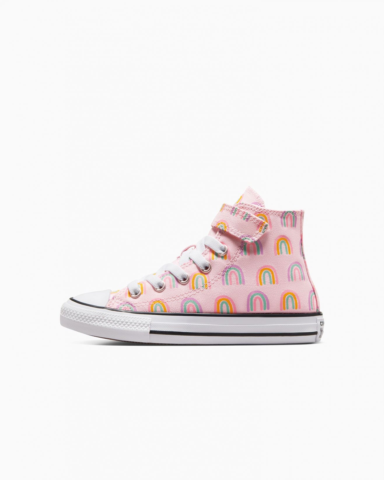 - Chuck Taylor All Star 1V Rainbows Junior High Top Pink Foam - (A04771) - BR - R1L1