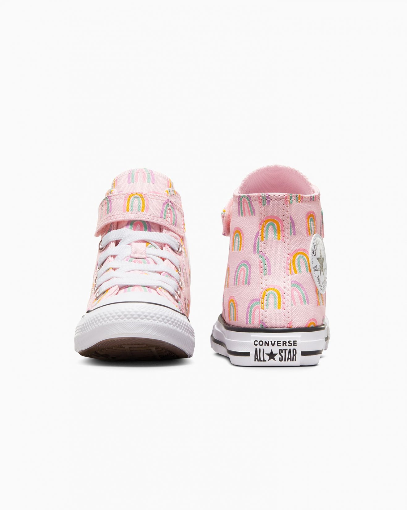 - Chuck Taylor All Star 1V Rainbows Junior High Top Pink Foam - (A04771) - BR - R1L1