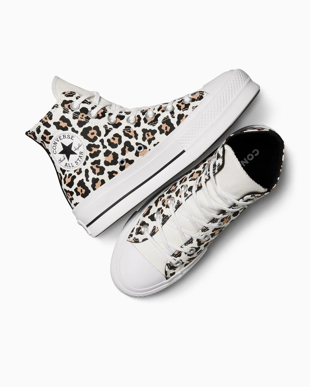 - Womens Converse Chuck Taylor All Star Lift Leopard Love High Top Canvas - (A05359) - LEO - R1L7