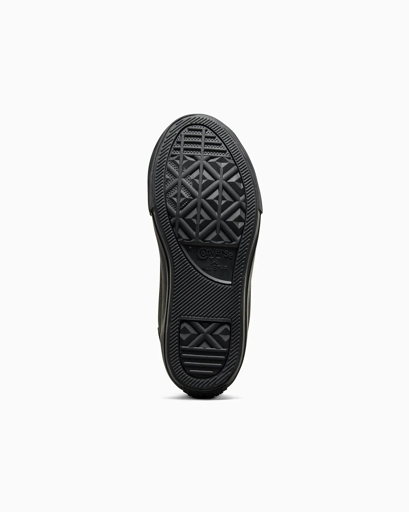 .Converse Everyday Essentials Hi Kids Black Mono Hi Top - (A05383) - BB1 - R1L1