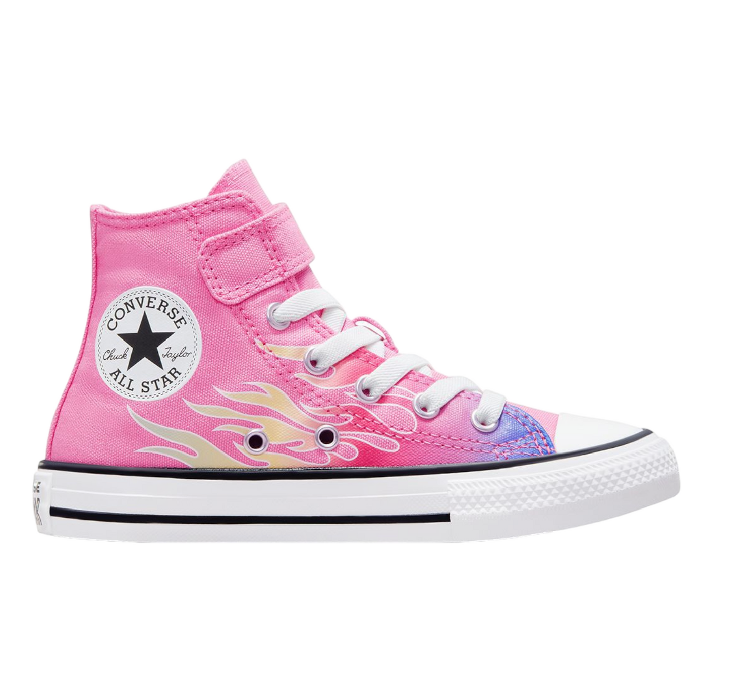 .Converse Chuck Taylor All Star Cars Pink Flame Hi Top - (AO6126) - FM - R1L1