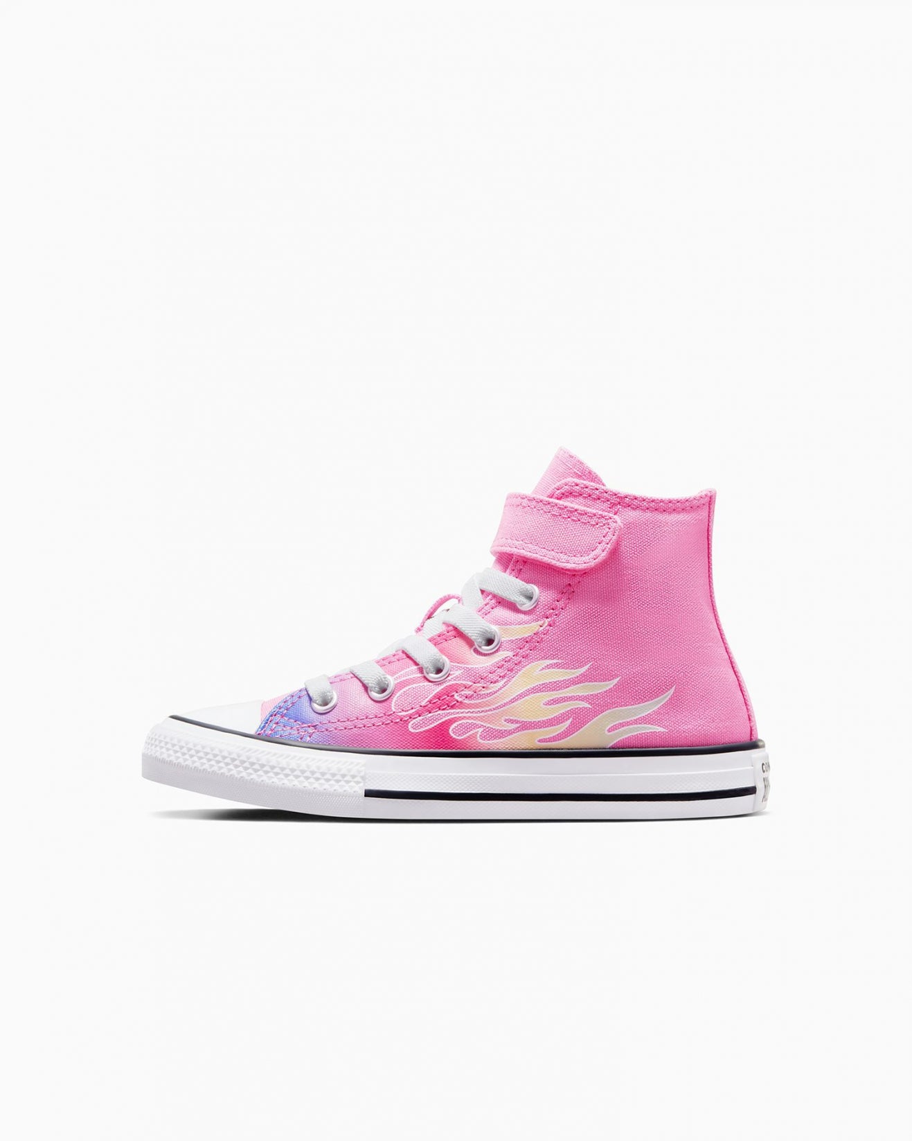 .Converse Chuck Taylor All Star Cars Pink Flame Hi Top - (AO6126) - FM - R1L1