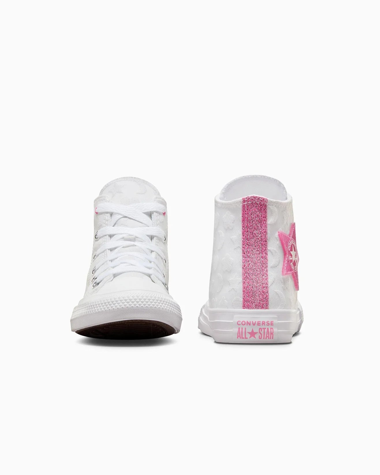 - Converse Chuck Taylor Kids BE-DAZZLING High Top Canvas WHITE/PINK - (A06310) - DAZ HI - R1L1