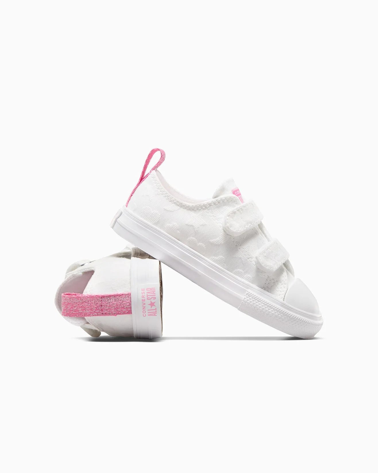 - Converse Chuck Taylor Toddler 2V BE-DAZZLING Low White - (A06329) - DAZ - R1L1