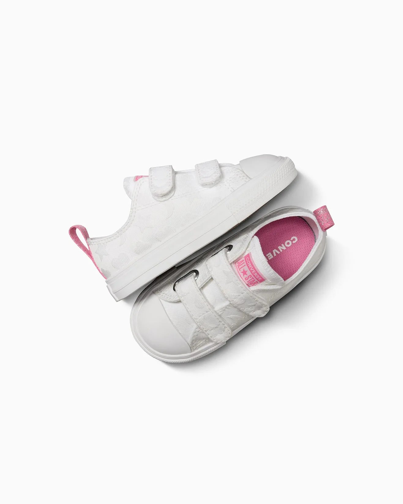 - Converse Chuck Taylor Toddler 2V BE-DAZZLING Low White - (A06329) - DAZ - R1L1