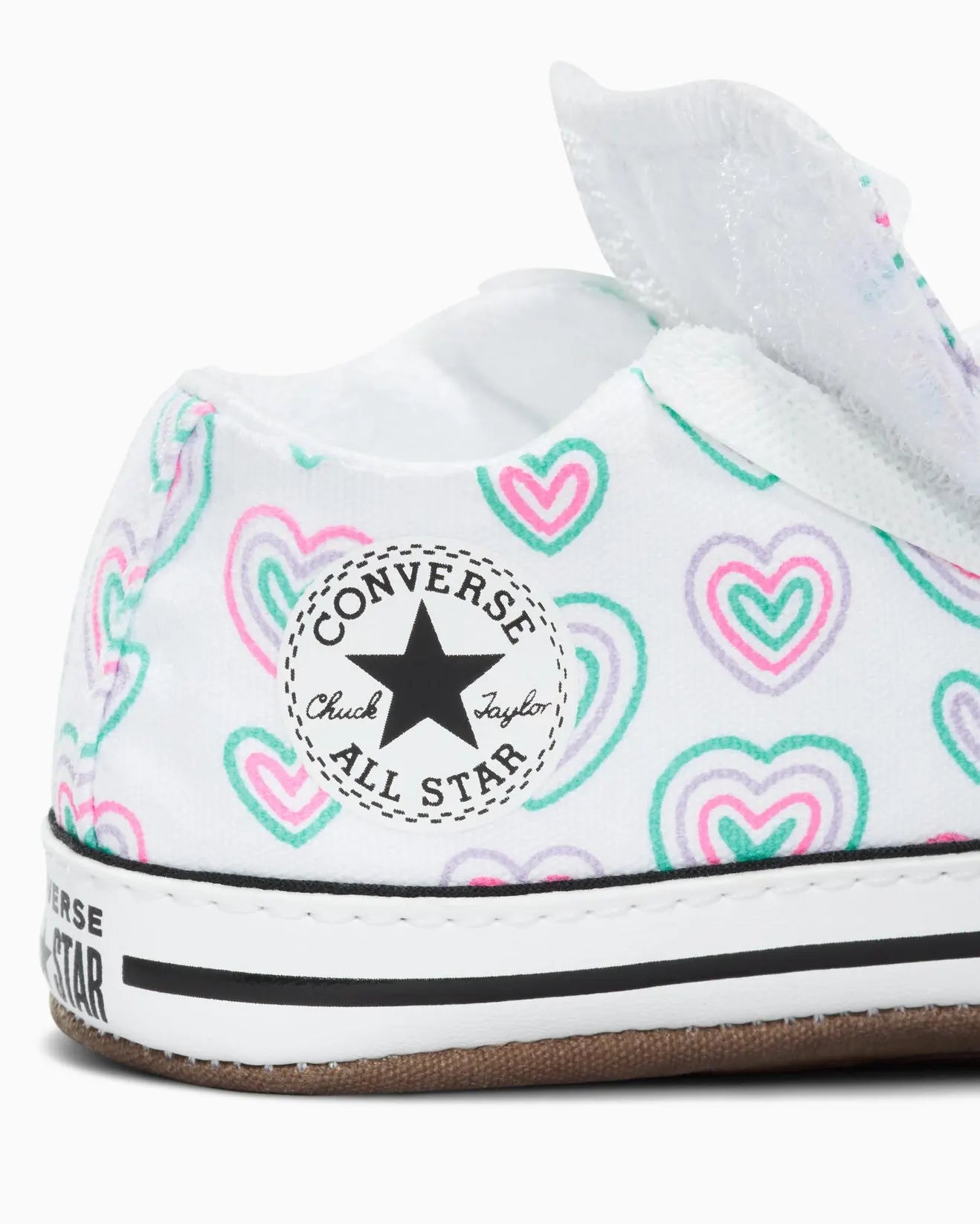 .Converse CTAll Star Hearts Easy On Cribster Low Top White- (A08460) - CPC - R2L14