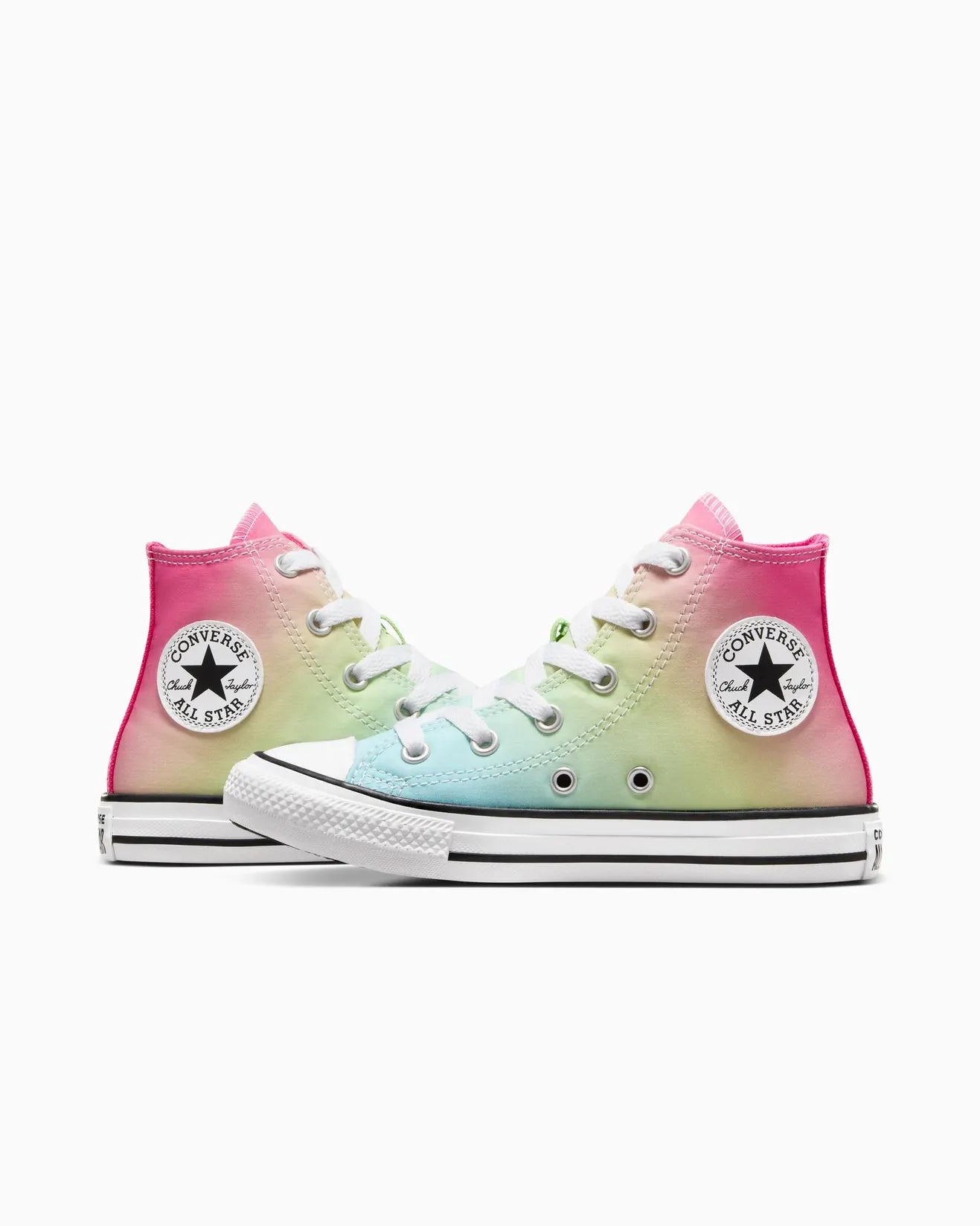 .Converse Kids Chuck Taylor HYPER BRIGHTS HI TOP CYN - (A08748) - CYN - R1L2