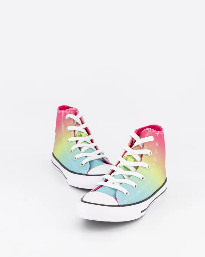 .Converse Kids Chuck Taylor HYPER BRIGHTS HI TOP CYN - (A08748) - CYN - R1L2