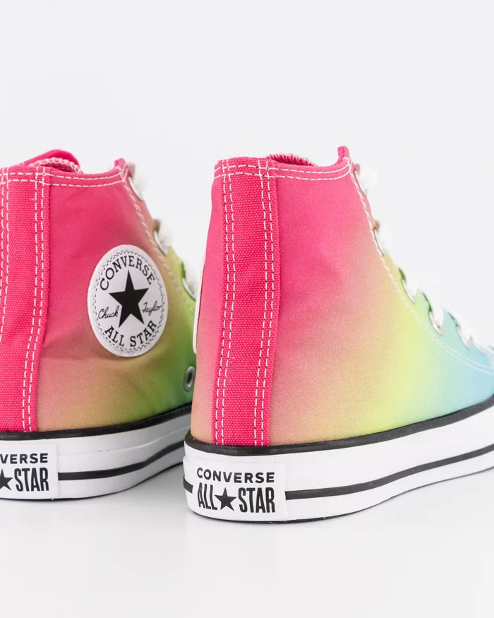 .Converse Kids Chuck Taylor HYPER BRIGHTS HI TOP CYN - (A08748) - CYN - R1L2