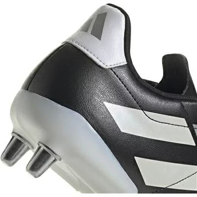 .ADIDAS MENS KAKARI SOFT GROUND RUGBY BOOTS - BLACK/WHITE - (IE3204) - KKA - R2L17