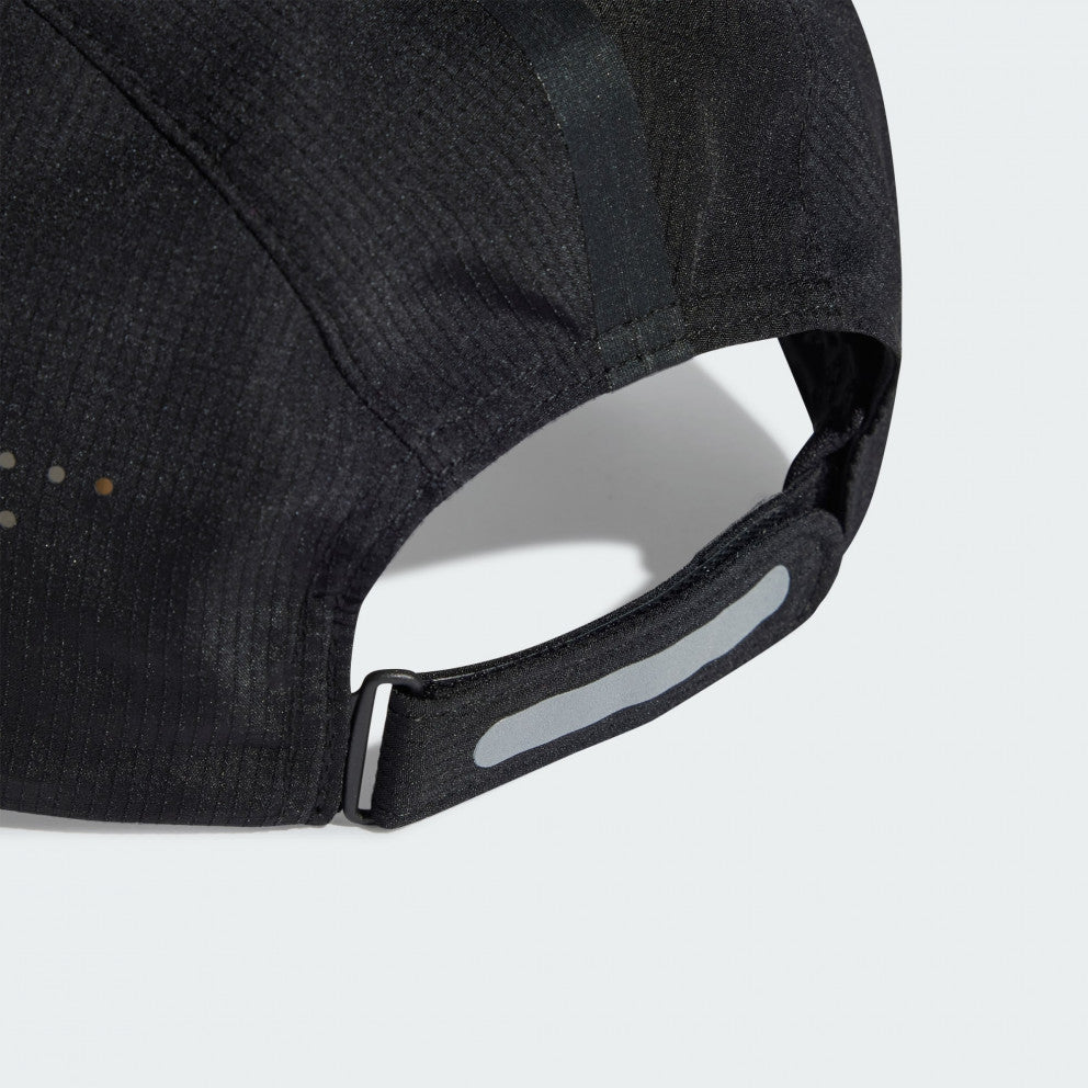 .ADIDAS RUNNING XADI ZERO LIGHTWEIGHT CLIMACOOL CAP (JD1160) - Black/Reflective Silver- (JD1160) - F