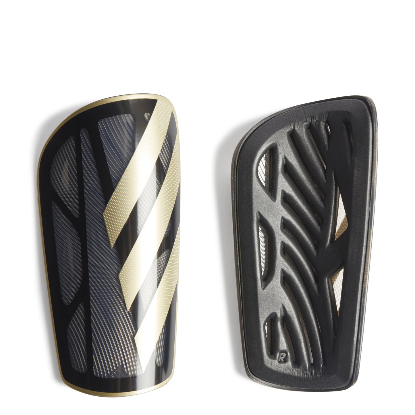 .ADIDAS Adult Unisex TIRO LEAGUE SHIN GUARDS - Black/Gold - (IP4000) - F