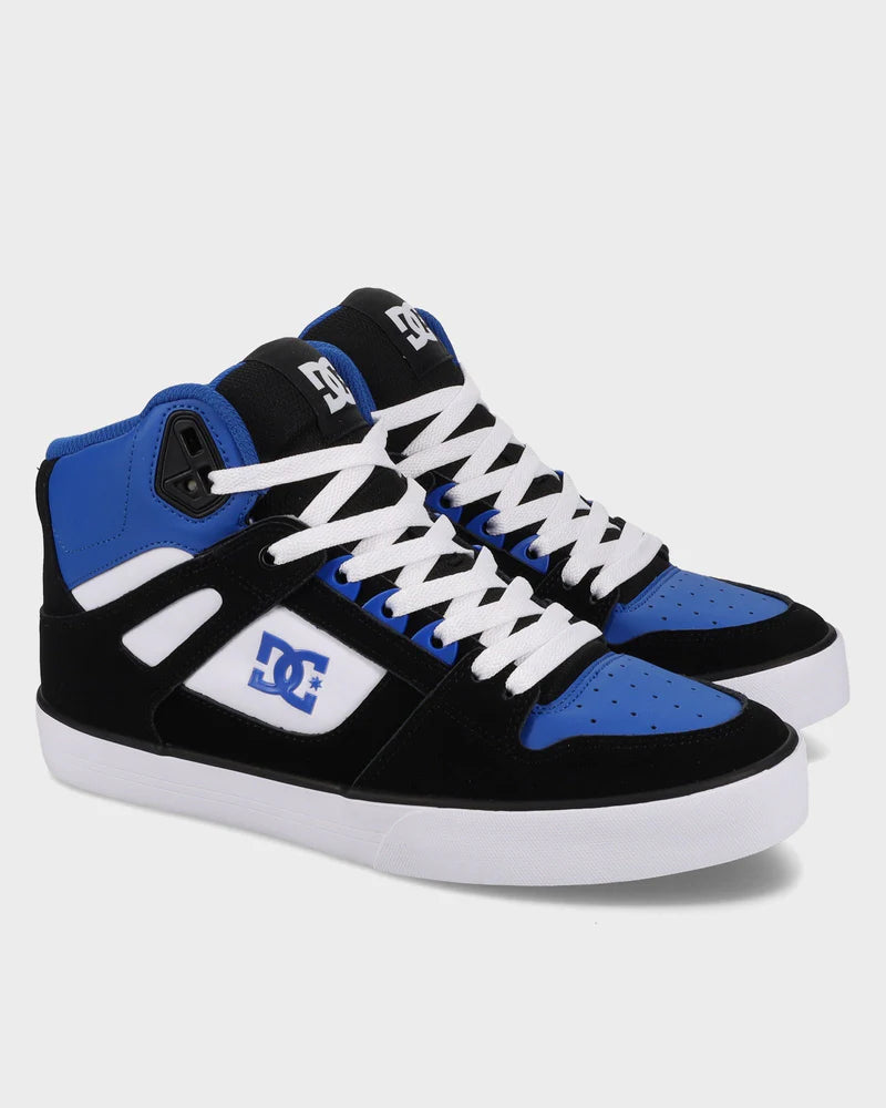 .DC Mens Pure High Top WC - BLACK/BLUE/WHITE - (ADYS400043-007) - MBX - R2L18