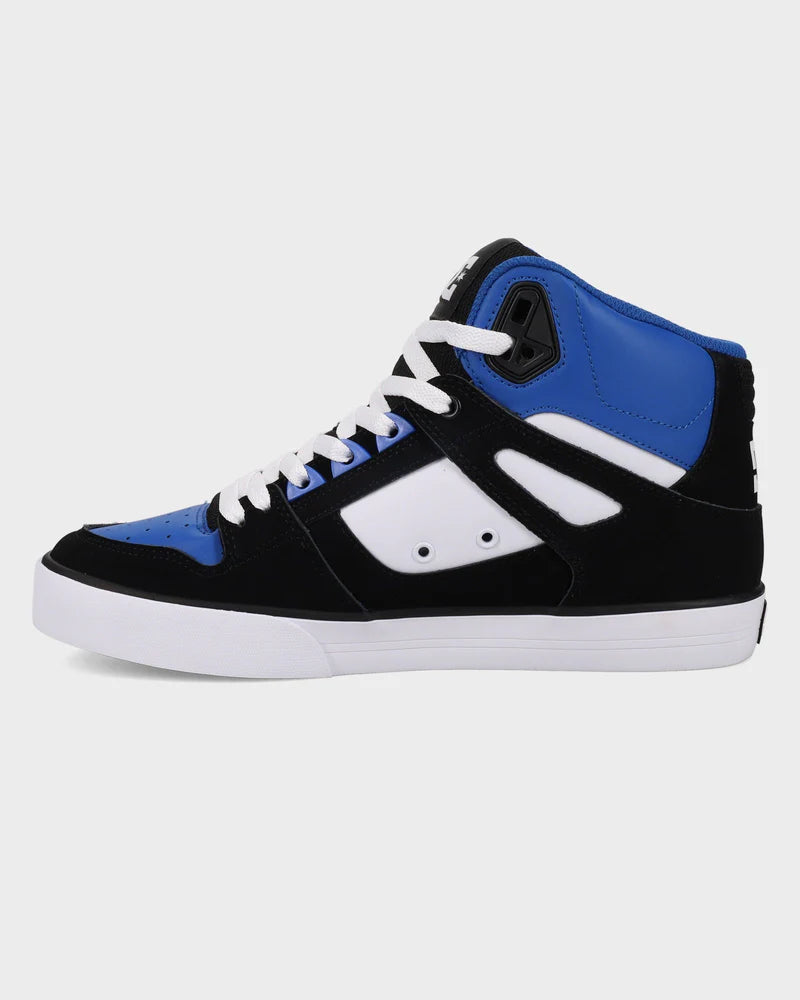 .DC Mens Pure High Top WC - BLACK/BLUE/WHITE - (ADYS400043-007) - MBX - R2L18