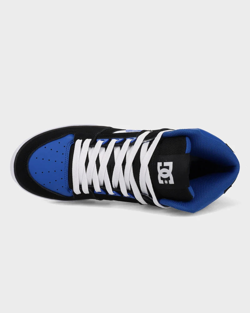 .DC Mens Pure High Top WC - BLACK/BLUE/WHITE - (ADYS400043-007) - MBX - R2L18