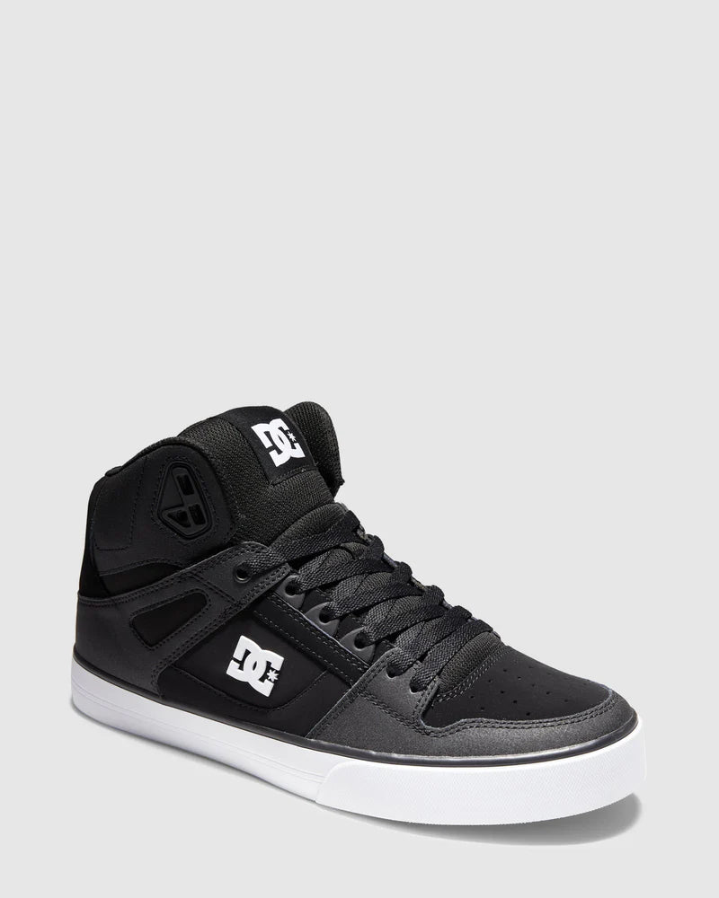 .DC Mens Pure High Top WC - BLACK/WHITE - (ADYS400043-BLW) - ADW - R2L18