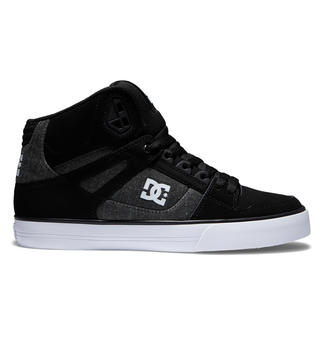 .DC Mens Pure Hi top WC -  BLACK/BATTLESHIP - (ADYS400043-BTT) - BUT - R2L17