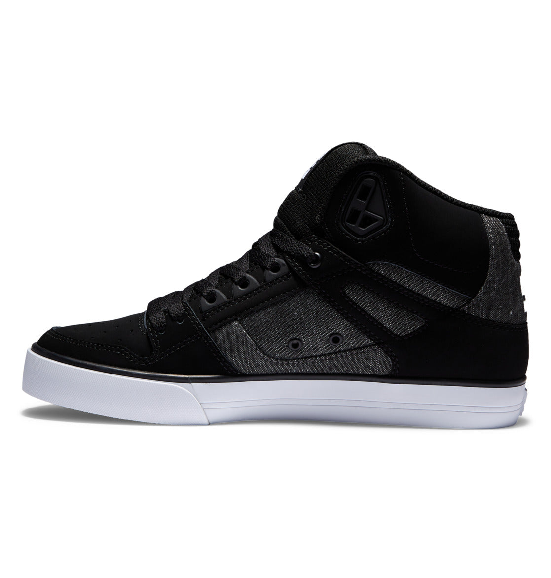 .DC Mens Pure Hi top WC -  BLACK/BATTLESHIP - (ADYS400043-BTT) - BUT - R2L17