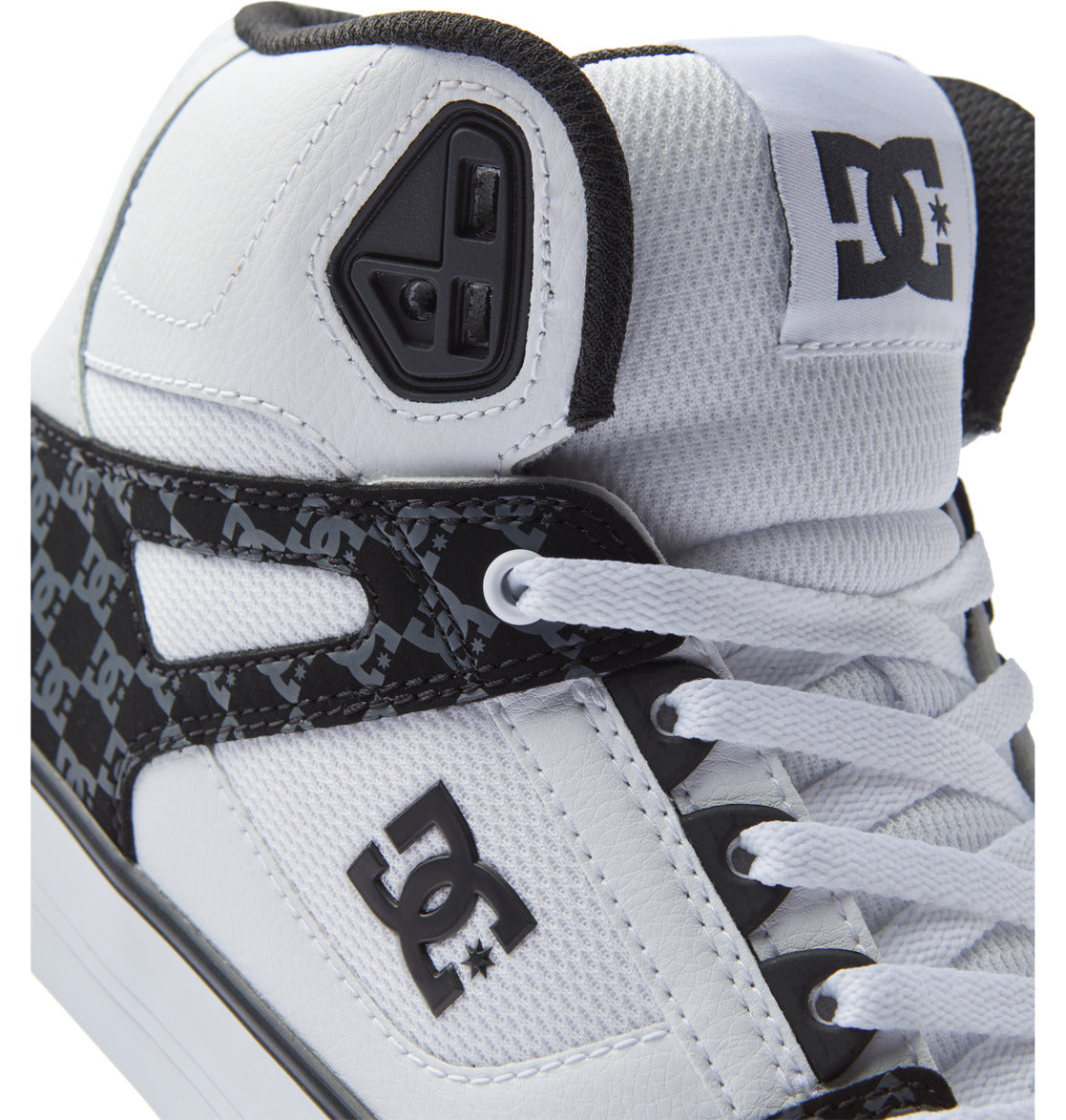 - DC Pure Hi Top Monogram - (ADYS400043-BWG) - TWC - R2L11