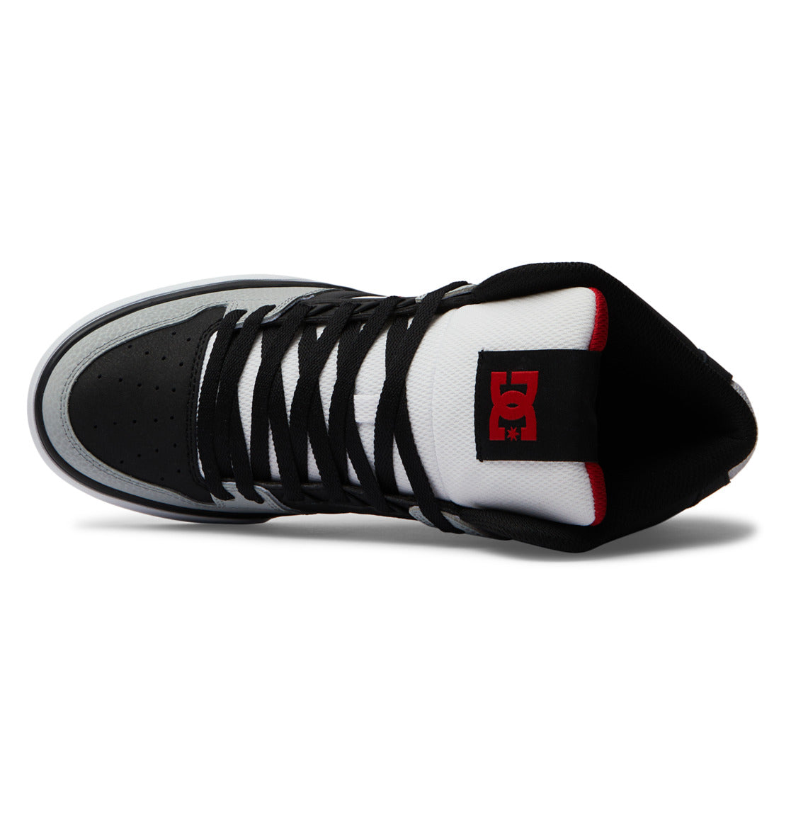 .DC Mens Pure Hi top WC - BLACK/GREY/RED - (ADYS400043-BYR) - BYR - R2L17