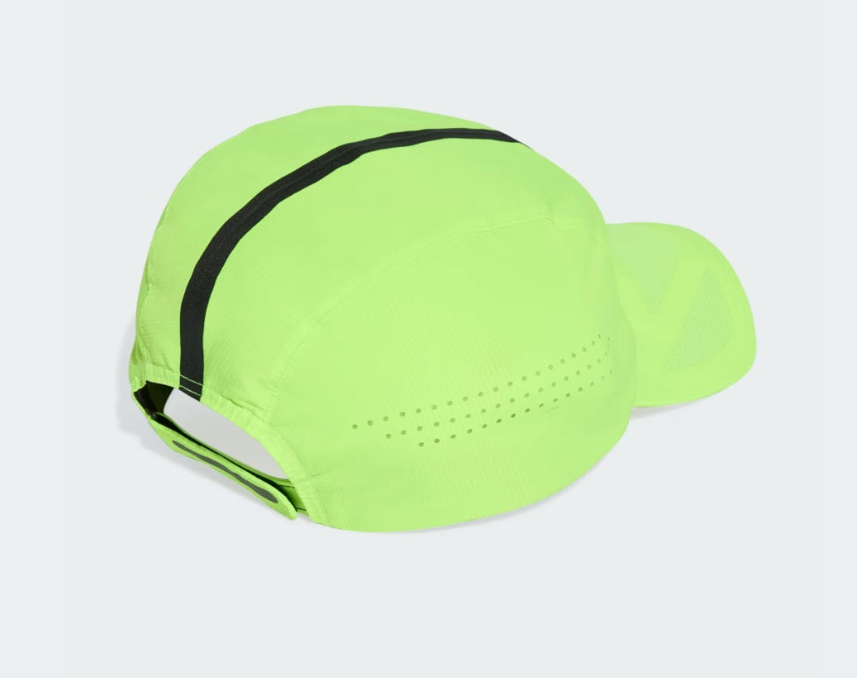 .ADIDAS RUNNINGXADIZERO LIGHTWEIGHT CLIMACOOL CAP - Lucid Lemon - (JV5934) - F