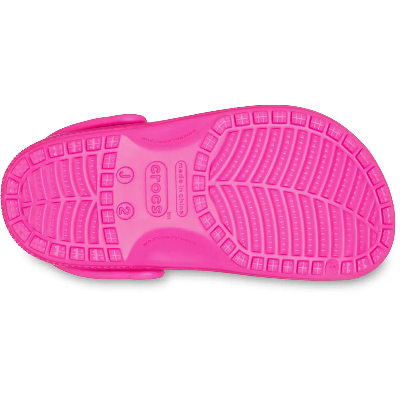 .Crocs Original Classic Clogs Pink Crush Kids/Youth (Beach) - PINK CRUSH - (206991-6TW) - F
