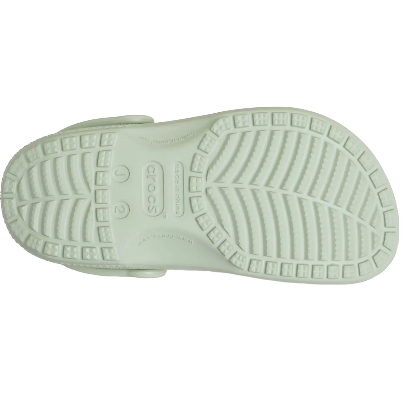 - Classic Crocs YOUTH PLASTER Colour (light green) (206991-3VS) - Back