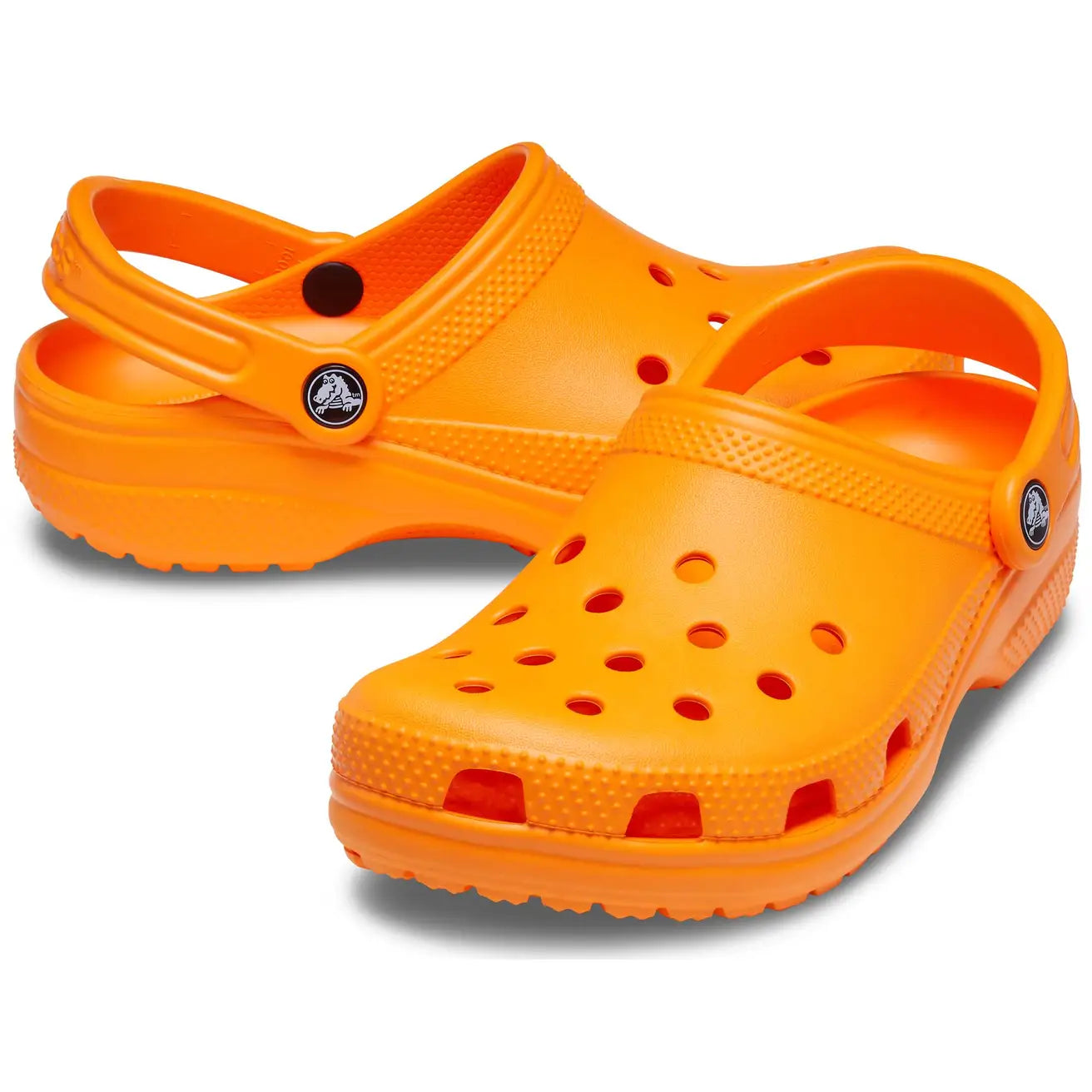 - Crocs Unisex Original Classic Clogs Orange Zing Adults - (10001-83A) - F