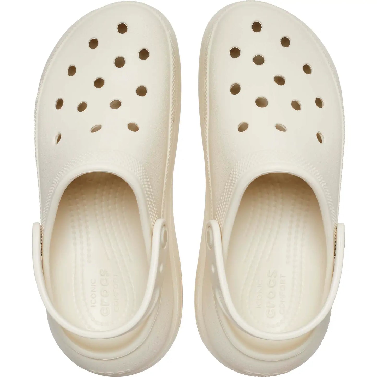 .Crocs Unisex Original Classic Crush Clogs Bone - (Beach) - (207521-2Y2) - F