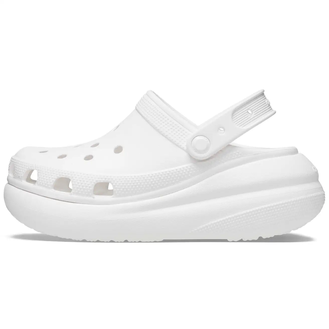 - Crocs Unisex Original Platform Adults Crush Clogs White - (206750-100) - F