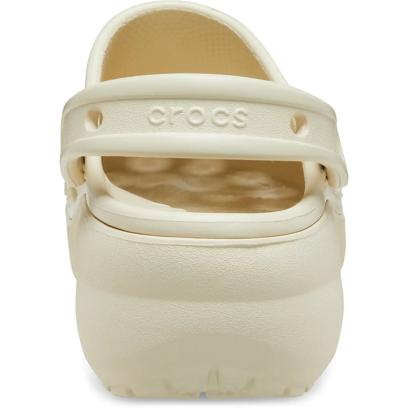 .Crocs Unisex Original Platform Clog BONE - (206750-2Y2) - F