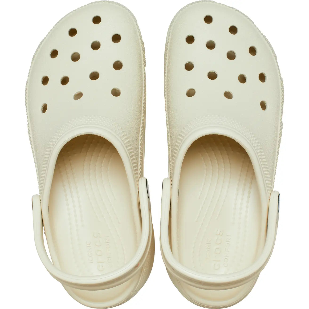 .Crocs Unisex Original Platform Clog BONE - (206750-2Y2) - F