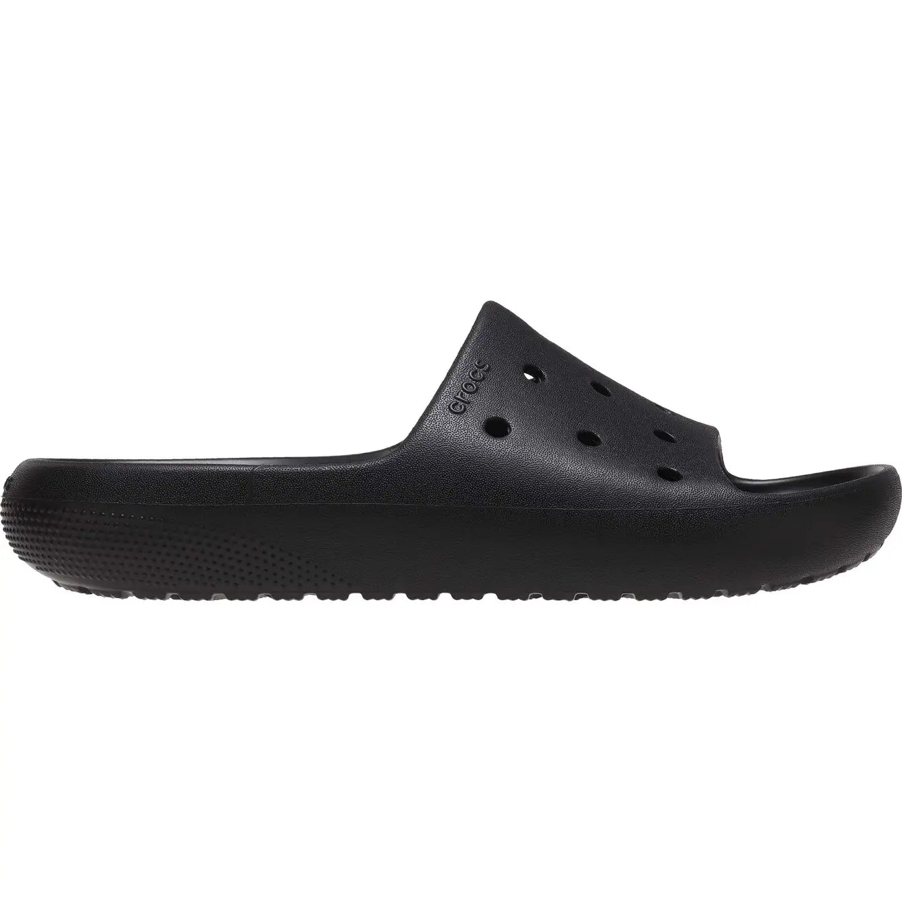 - Crocs Classic Slides (Scuffs) Mens Black - (209401-001) - F