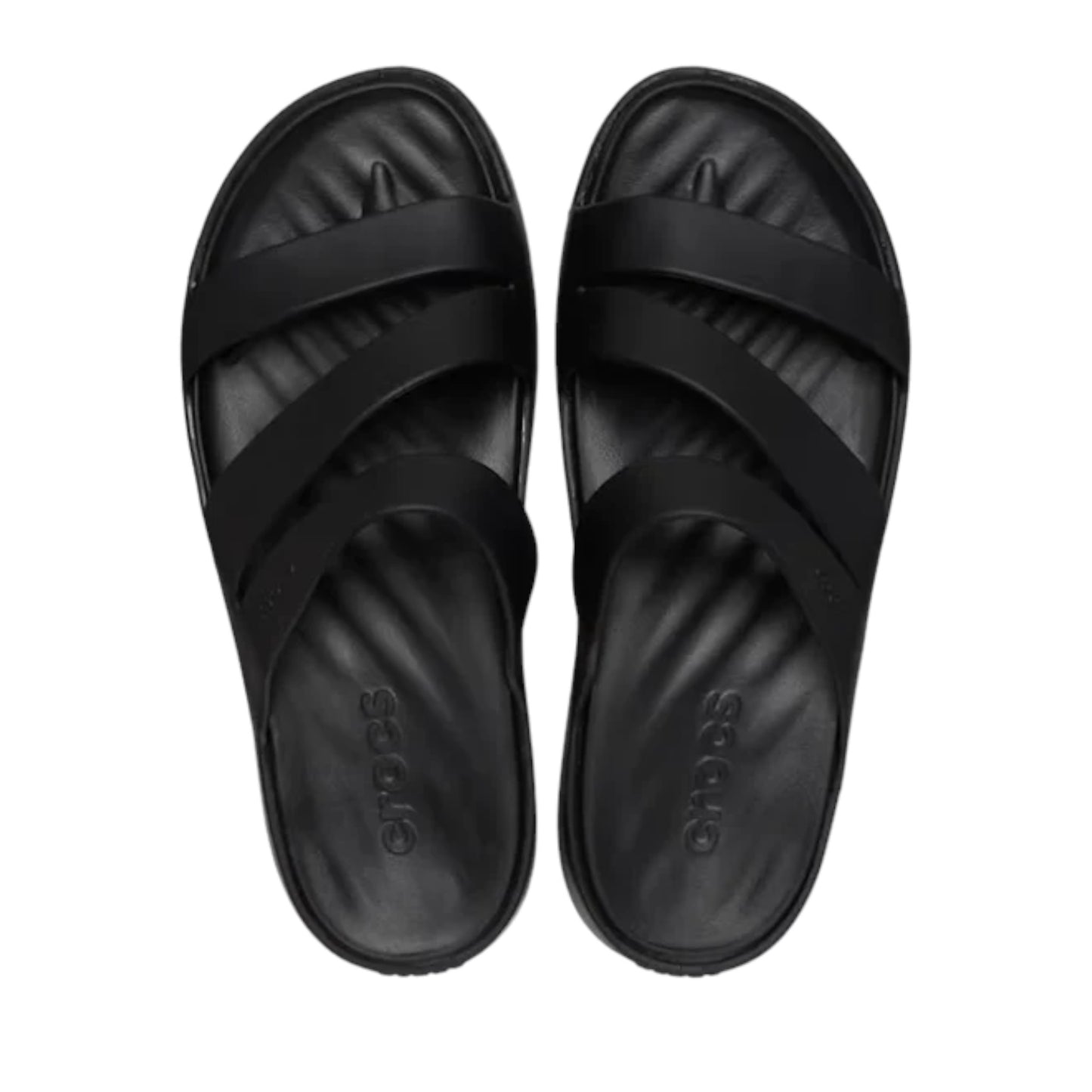 .Crocs Womens Getaway Strappy Black - (209587 001) - F