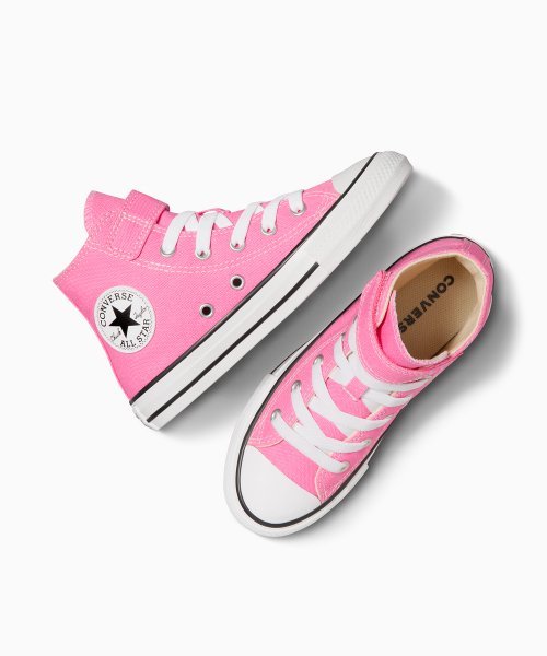 - Converse Chuck Taylor KIDS Seasonal Colour 1V HI Top Pink (A06791) - OPS - R1L1