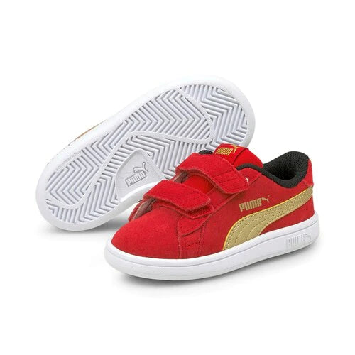 .Puma Toddler Smash V2 Red/Gold - (365178 28) - PM2 - R1L10