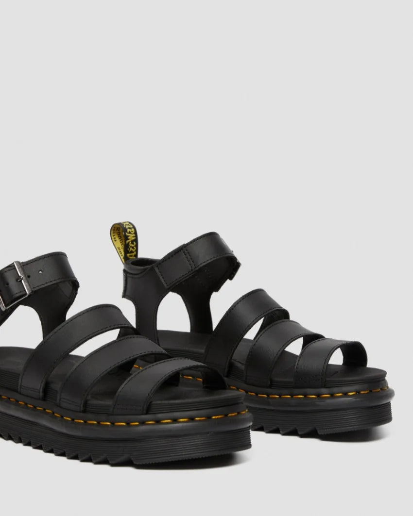 - Dr Martens Blaire 3 strap Sandal Black Hydro Leather (24235001.BLK) - ZL - R2L15