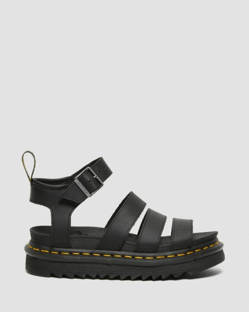 - Dr Martens Blaire 3 strap Sandal Black Hydro Leather (24235001.BLK) - ZL - R2L15