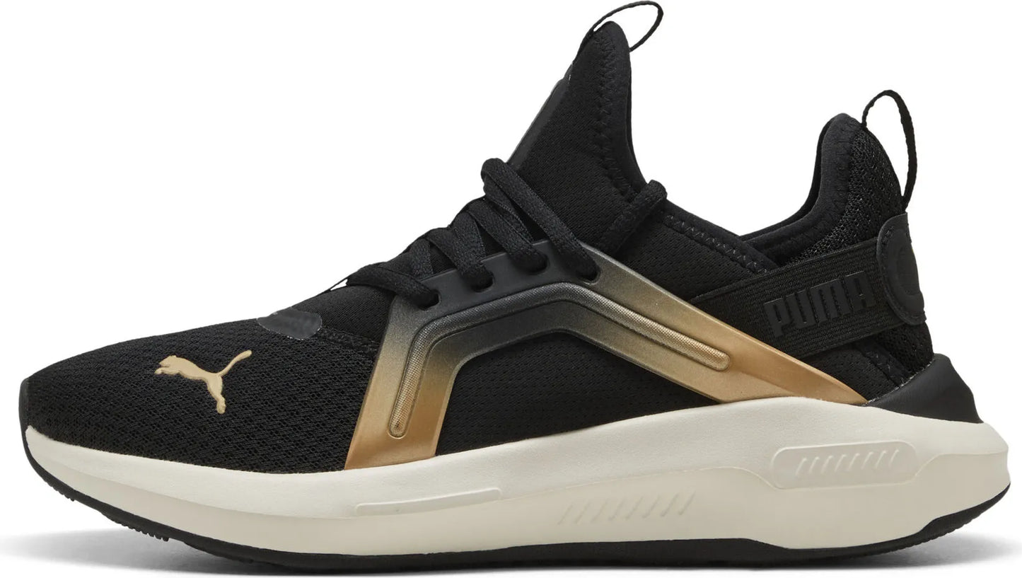 .PUMA Womens Softride Enzo 5 Metallic - BLACK/GOLD -(310473-01) - MEW - R1L5