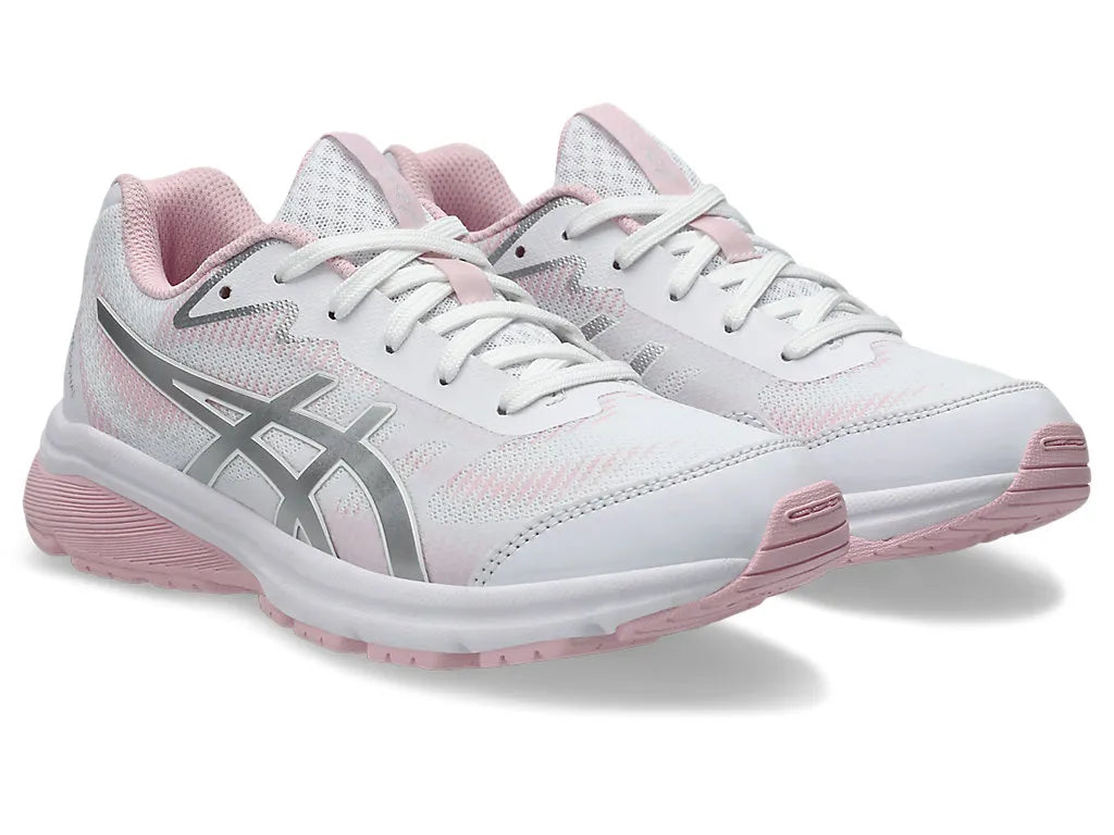 .ASICS WOMEN GEL-NETBURNER PROFESSIONAL 4 GS NETBALL SHOES - WHITE/COTTON CANDY - (1074A041-102) - WC4 - R2L12